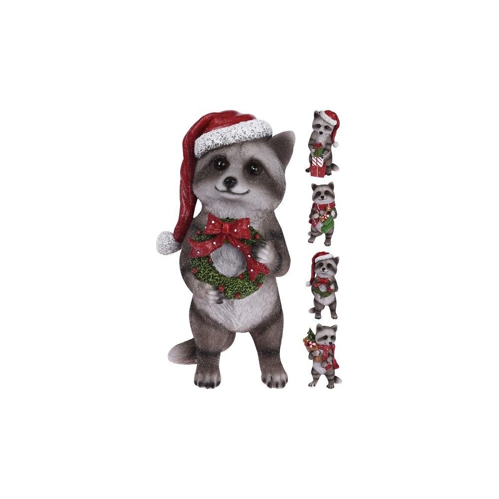 PROCIONE RESINA NATALE 31CM 4